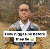 how niggas before they lie